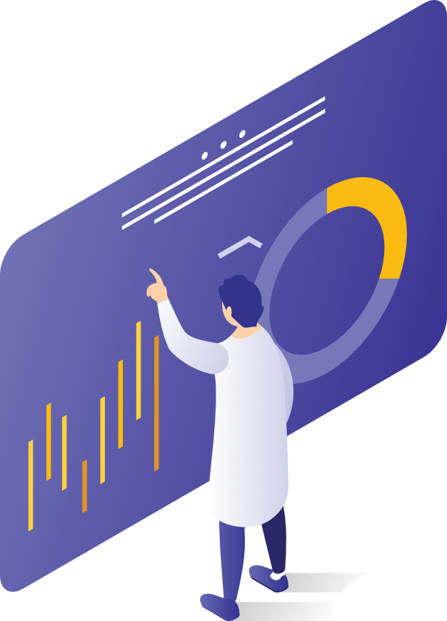 Investigador mirando un informe